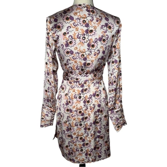 ALEXIS Kari Floral Long-Sleeve Mini Wrap Dress - Picture 8 of 16